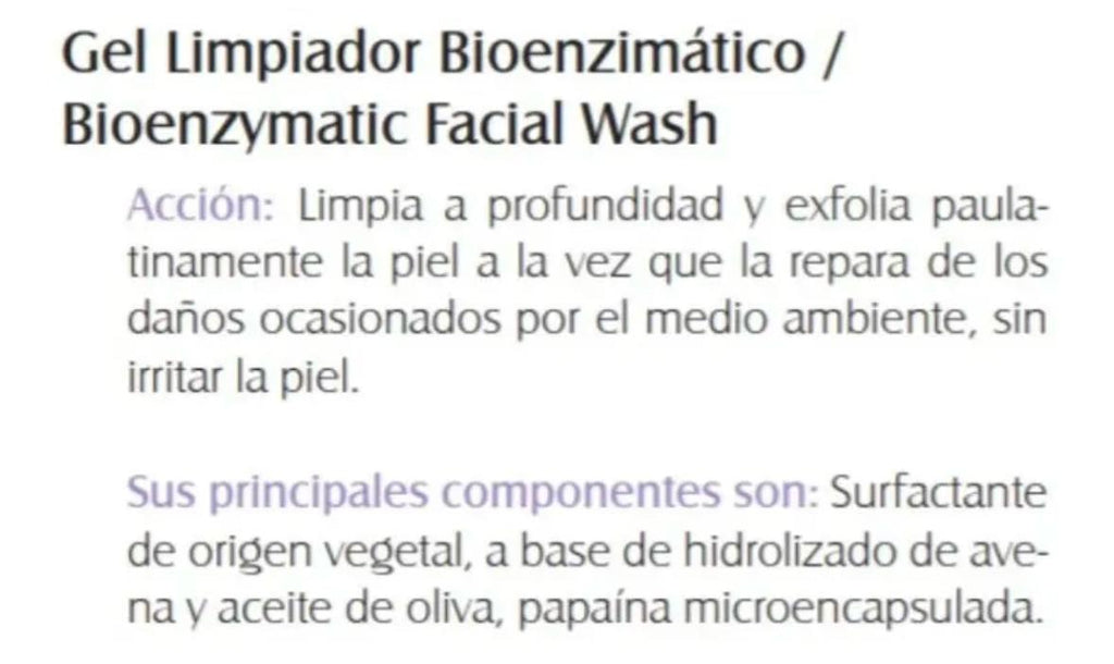 Gel limpiador bioenzimático para pieles 30-40