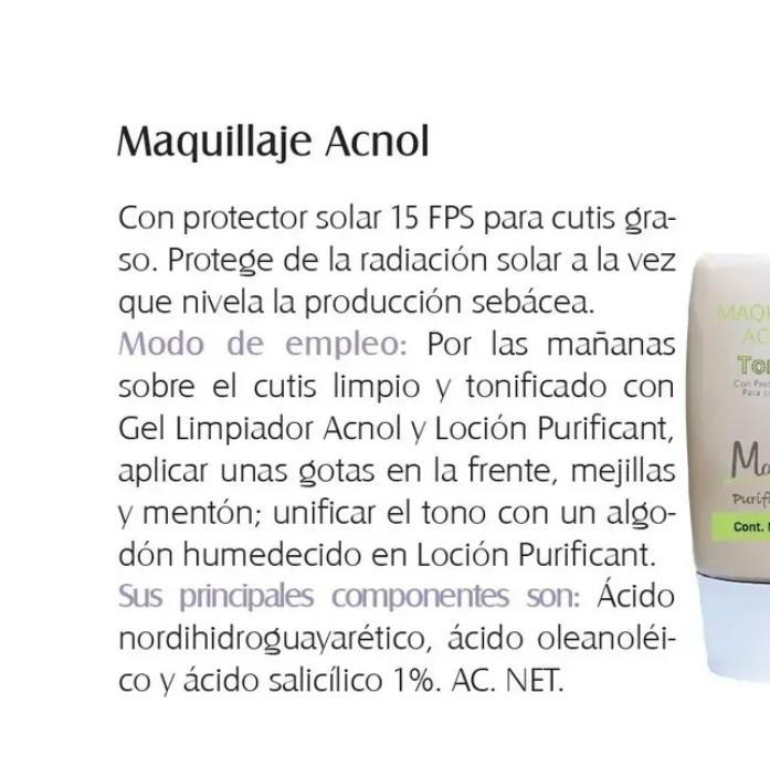 Maquillaje Acnol #2