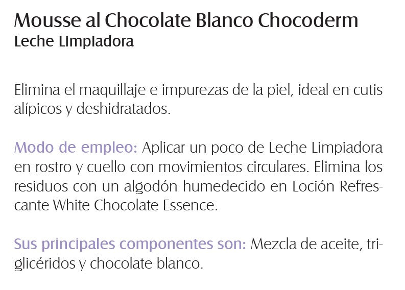 MOUSSE AL CHOCOLATE BLANCO 220 ML