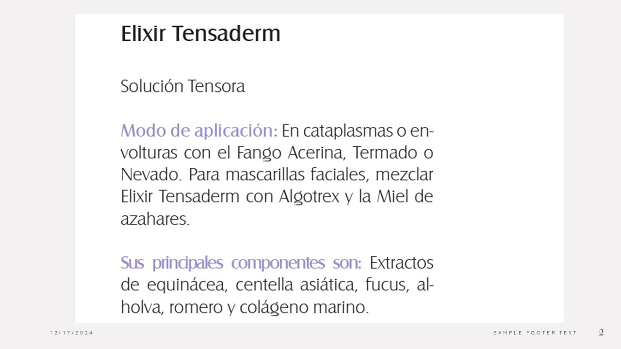 Elixir Tensaderm – Solución Reafirmante Natural (220 ml)