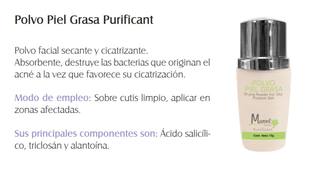 Polvo Piel Grasa Purificant